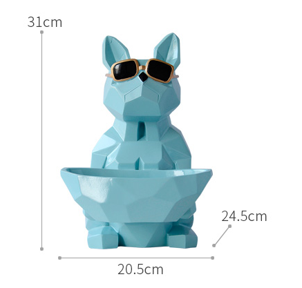 Geometric Glasses Dog Storage Box