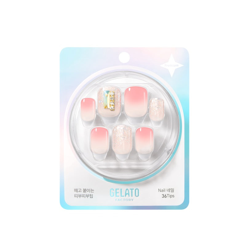 Gelato Factory Ttibu Ttibu Tip Nail 36PCS | Sasa Global eShop