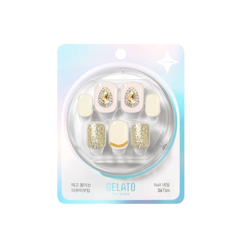 Gelato Factory Ttibu Ttibu Tip Nail 36PCS | Sasa Global eShop
