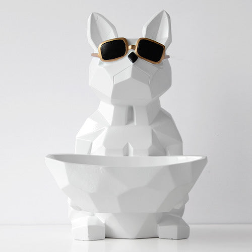 Geometric Glasses Dog Storage Box