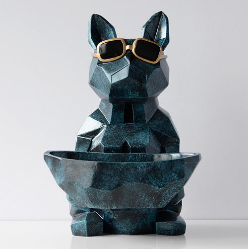 Geometric Glasses Dog Storage Box