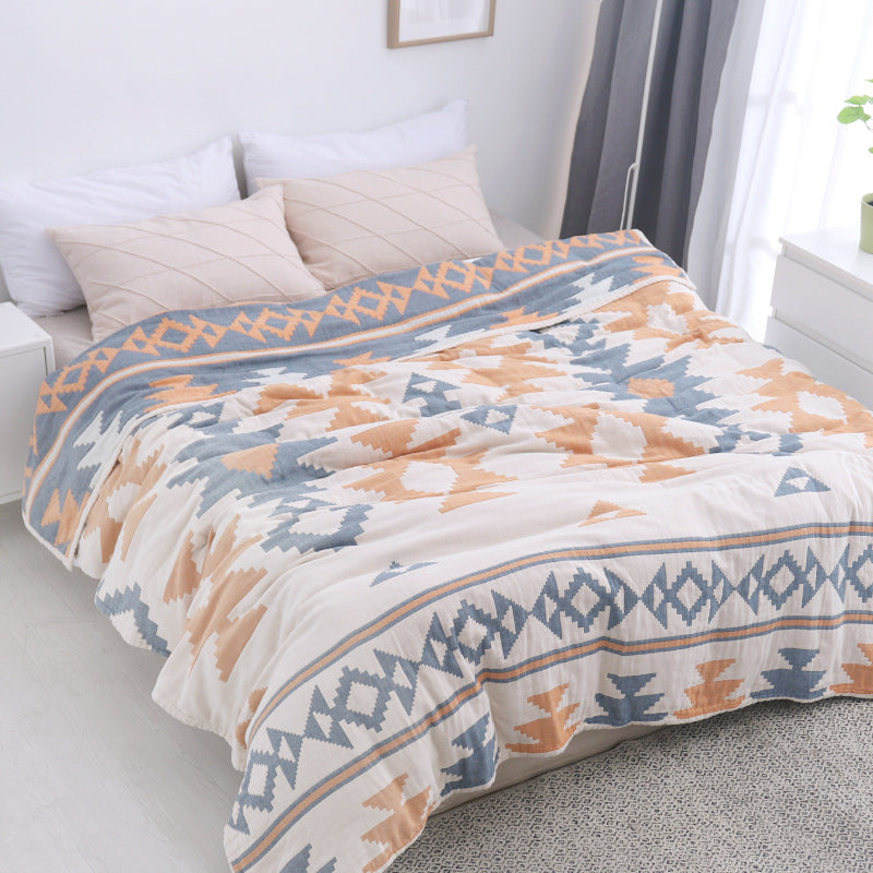 Nordic Style Cotton Towel Quilt Gauze Cotton Saor Style