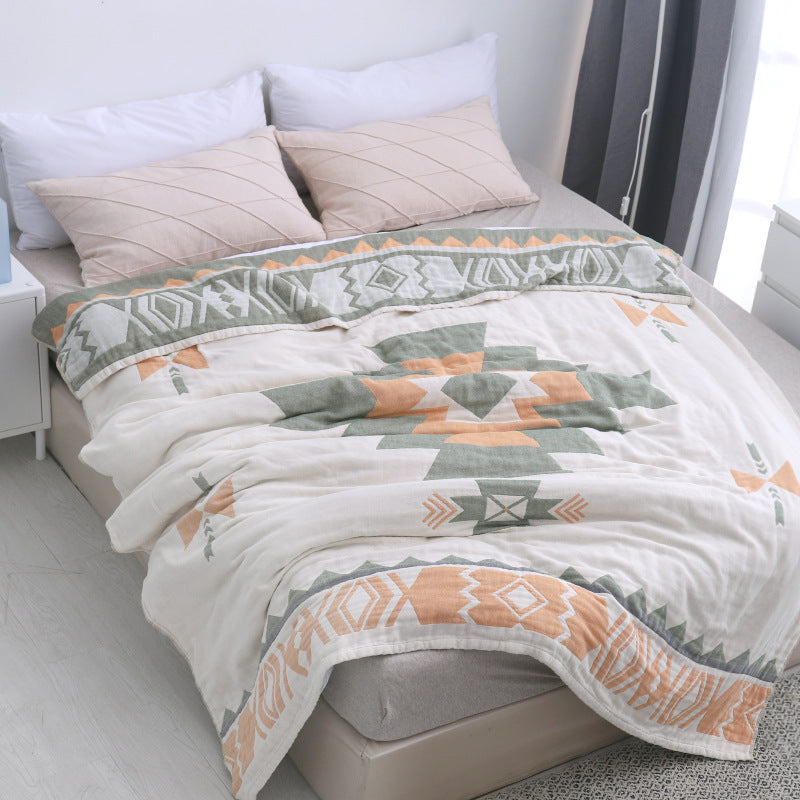 Nordic Style Cotton Towel Quilt Gauze Cotton Saor Style