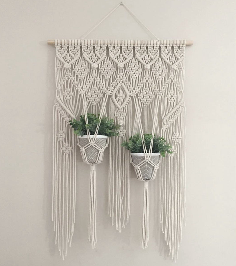 Wind Bohemian Tapestry flower pot stand