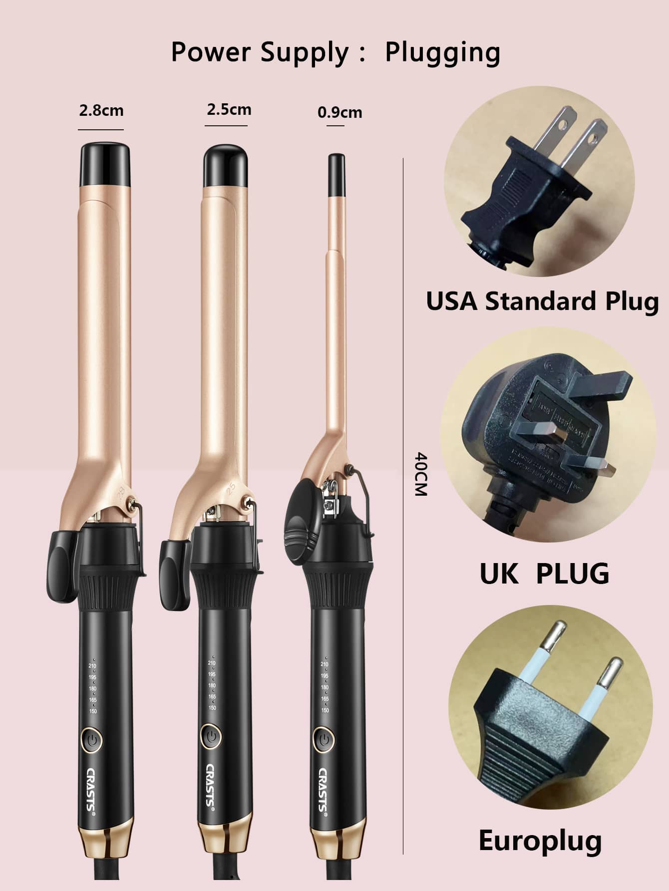 9MM Ultra-fine Curling Iron