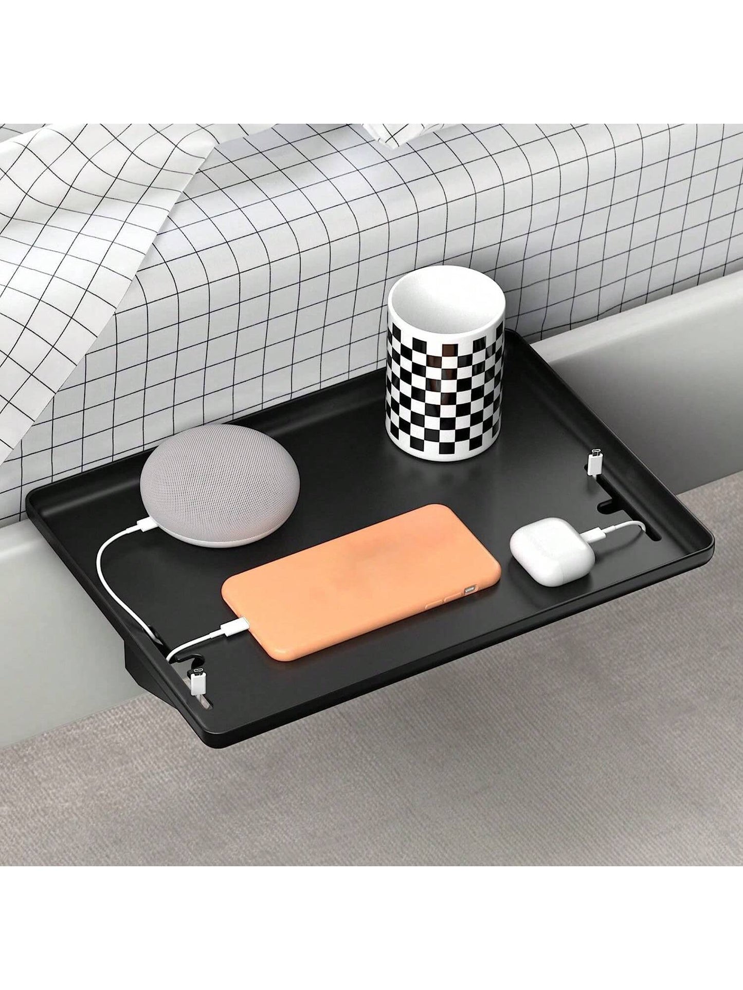 Detachable Bedside Storage Shelf - No Drilling Bedside Organizer For Bedroom