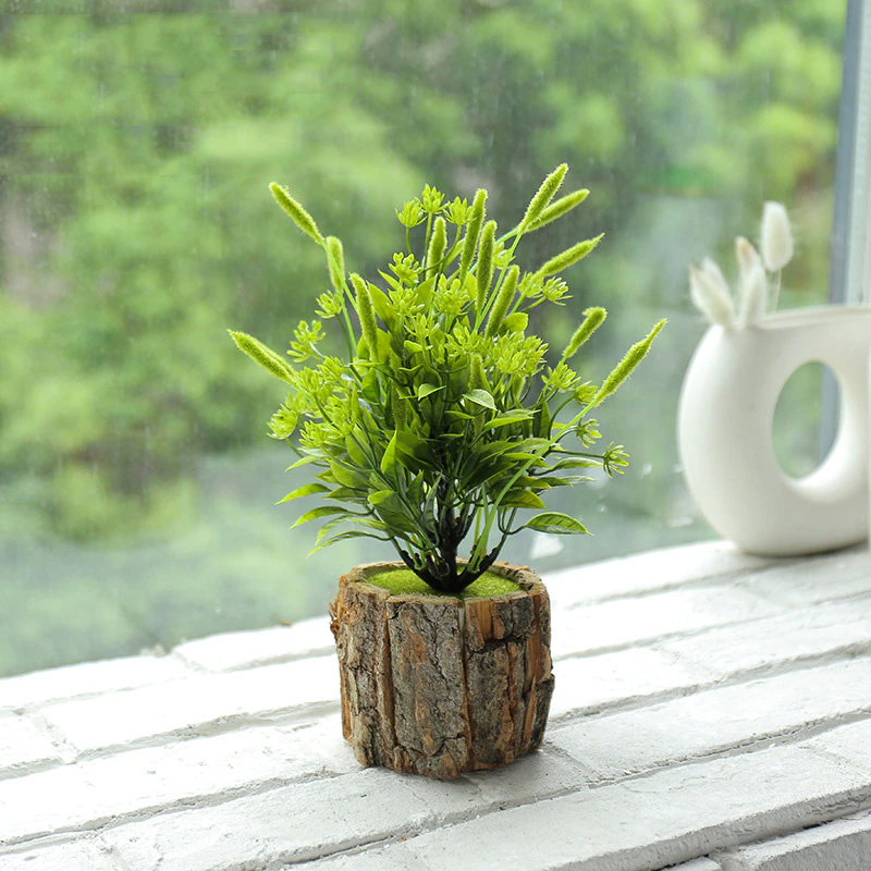 Wood Planter Pot