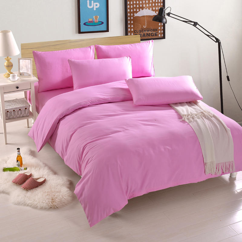 Solid color four-piece set