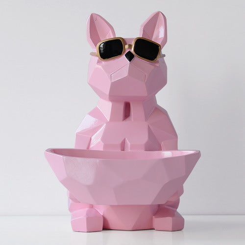 Geometric Glasses Dog Storage Box