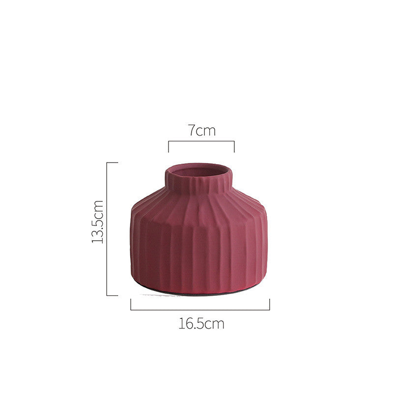 Origami ceramic vase ornaments