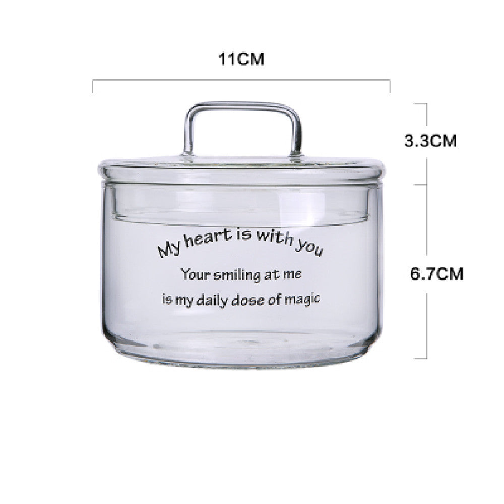 Transparent Stackable Glass Salad Bowl