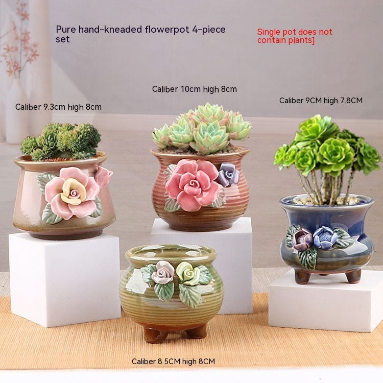 Succulent Small Flower Pot Stoneware