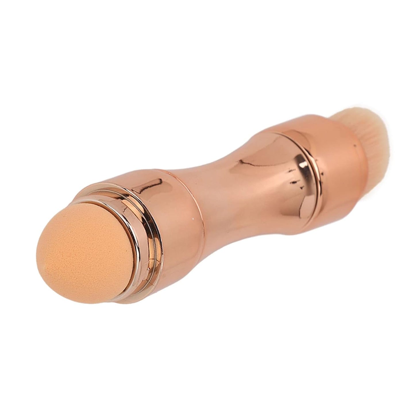 4 in 1 Makeup Brush Soft Bristles Elastic Sponge Head Portable Eyeshadow Lip Powder Brush for Travel