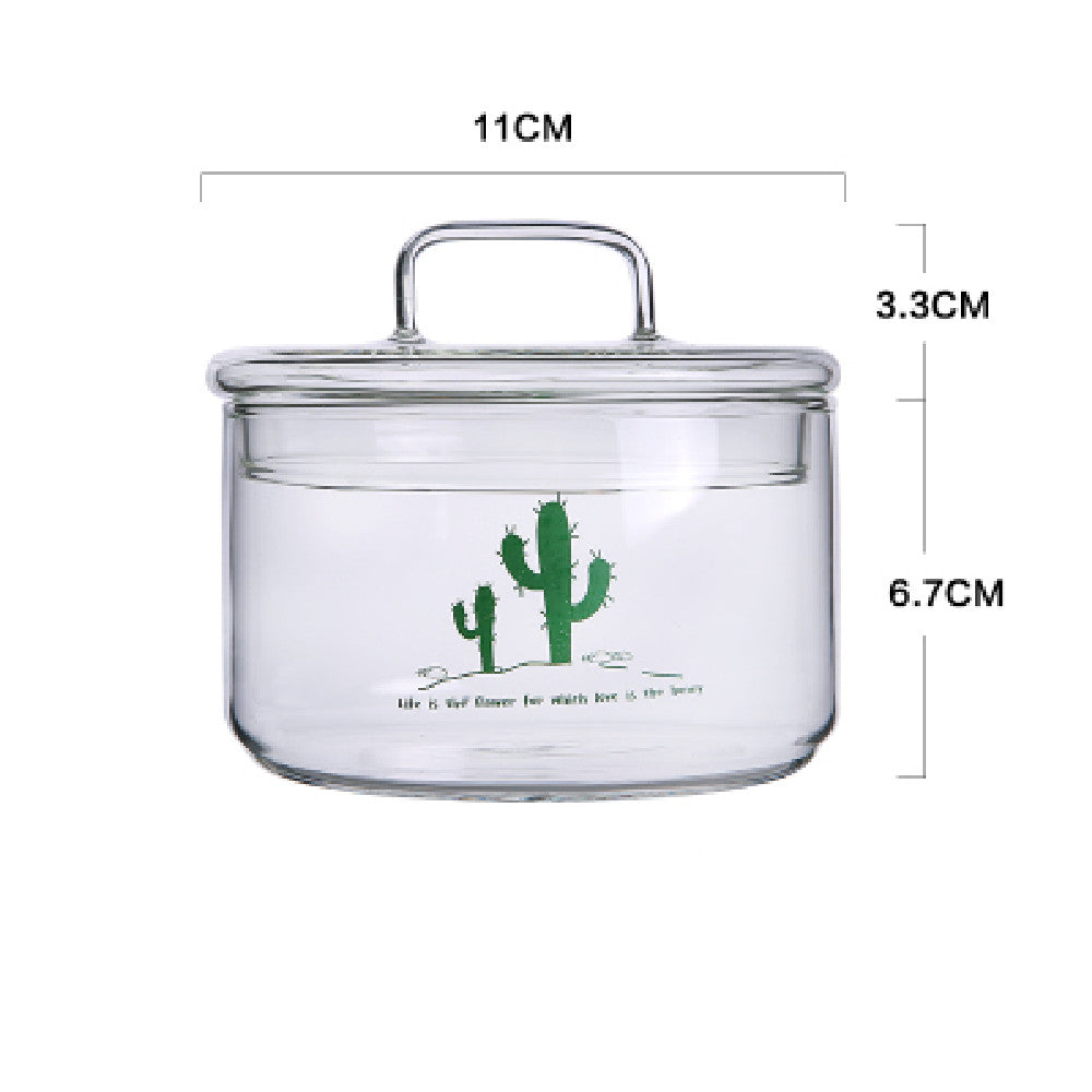 Transparent Stackable Glass Salad Bowl