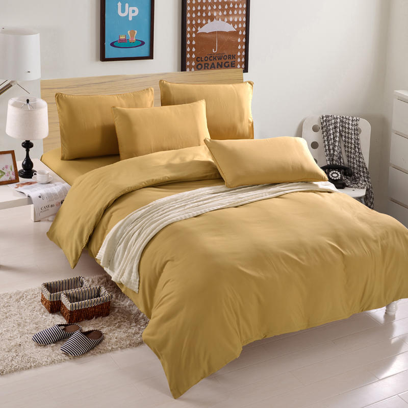Solid color four-piece set
