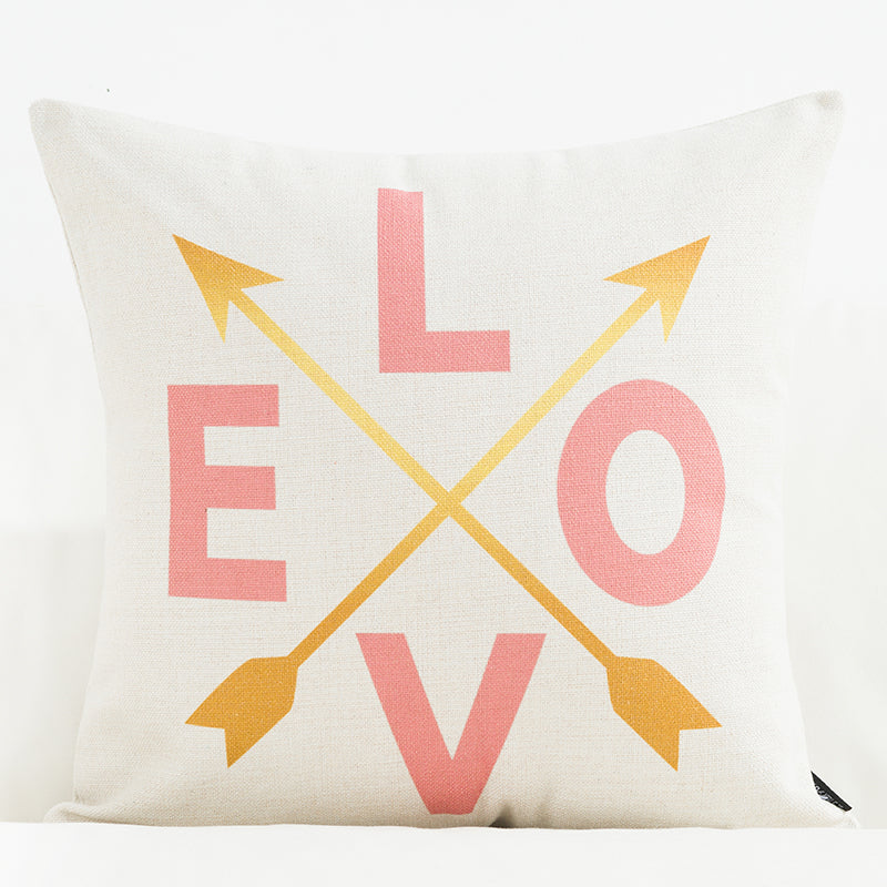 Nordic Office Cotton and Linen Pillowcase Saor Style