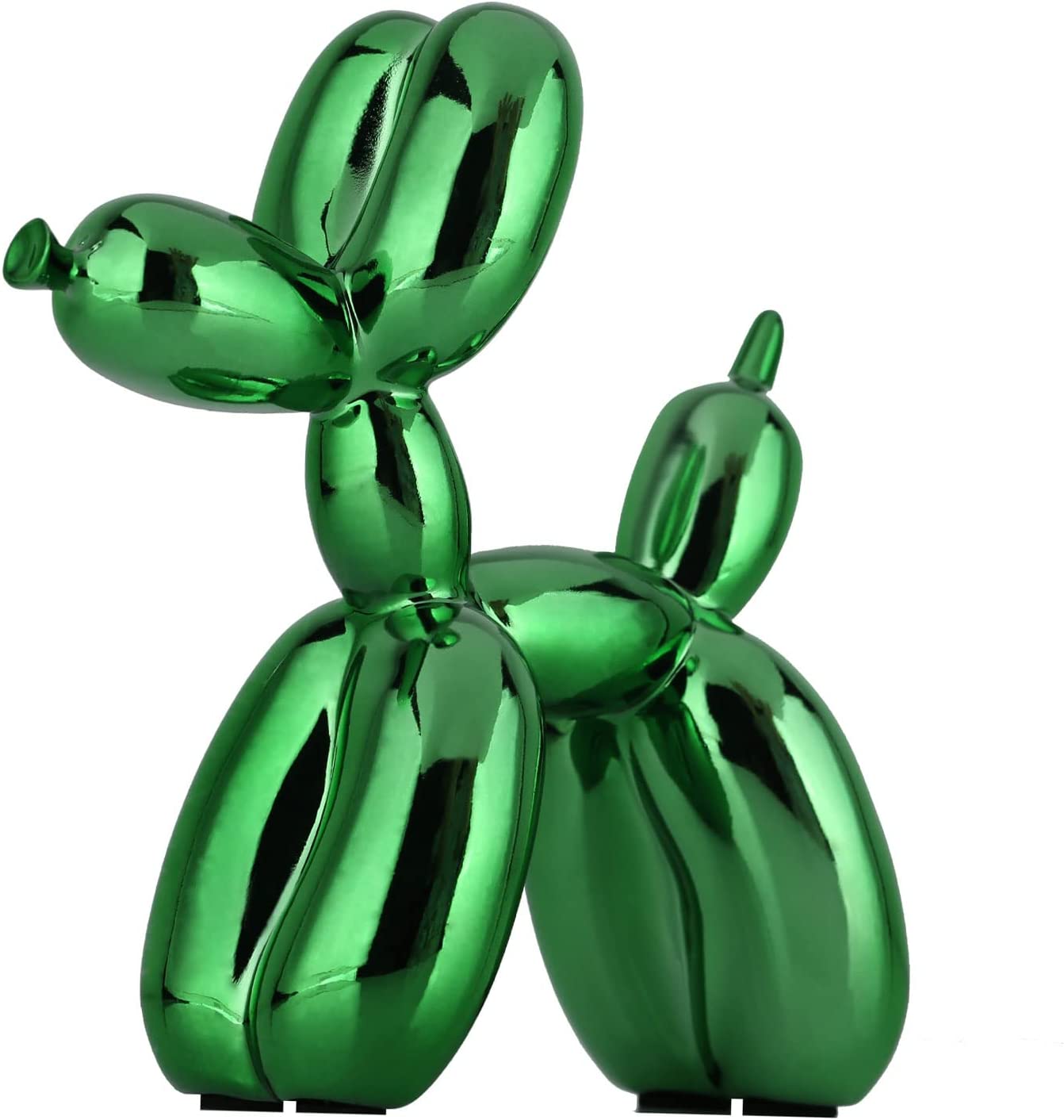 Green dog figurine