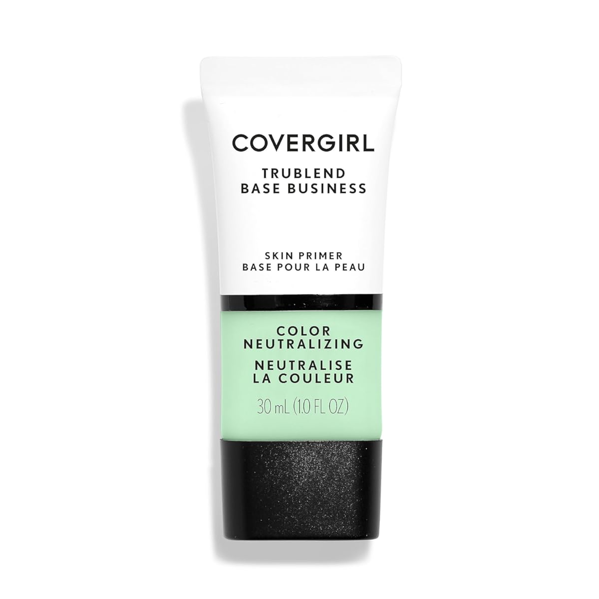 COVERGIRL Trublend Base Business Face Primer 200 Color Neutralizing, 1.014 Fl Oz, Primer Makeup, Face Primer, Face Primer for Oily Skin, Blurs Flaws, Long Lasting, Weightless Feel