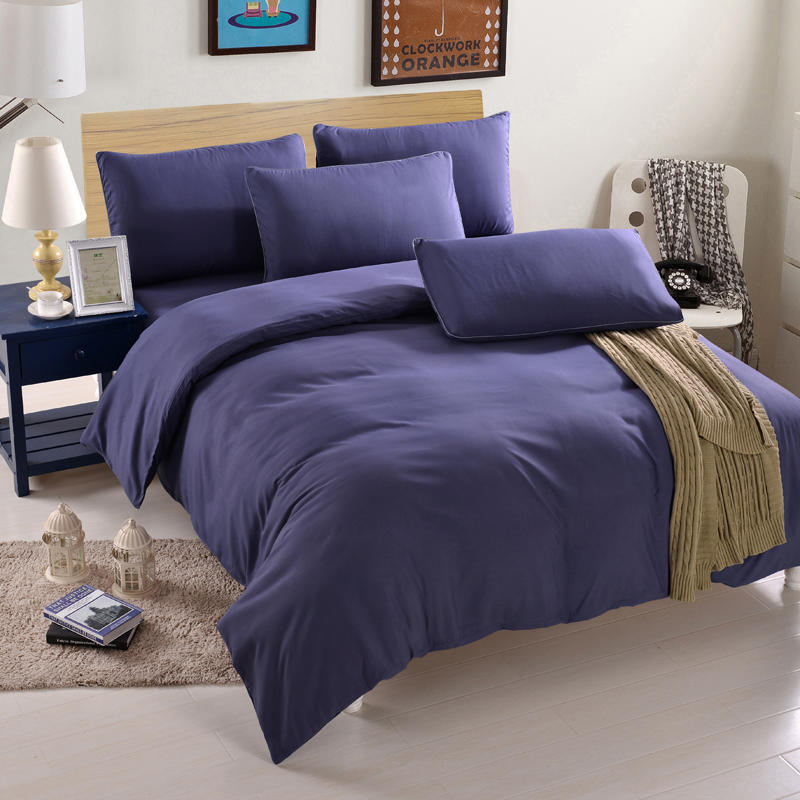 Solid color four-piece set