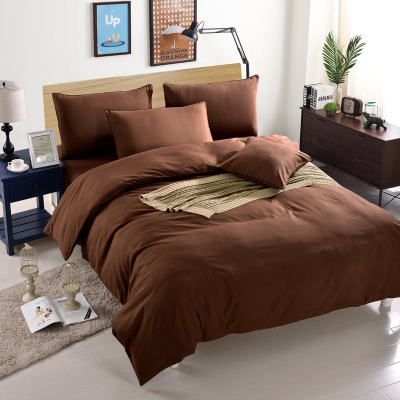 Solid color four-piece set