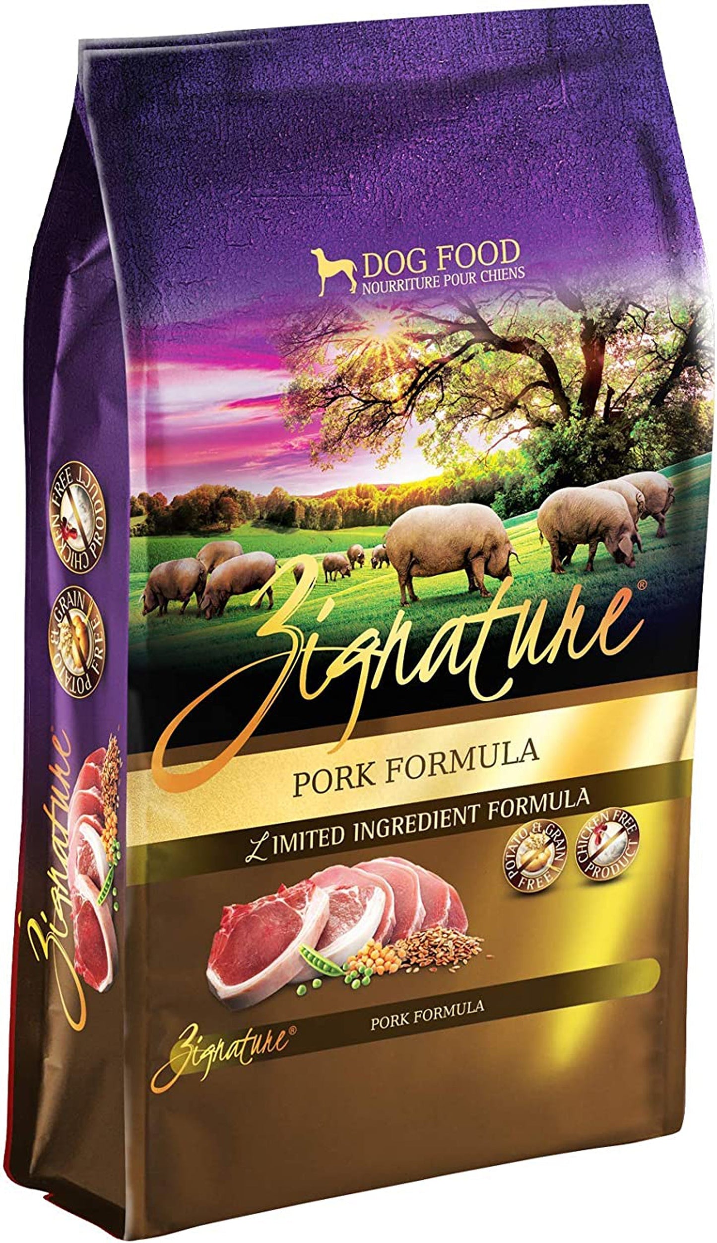 Zignature Dog 4Lb, Pork