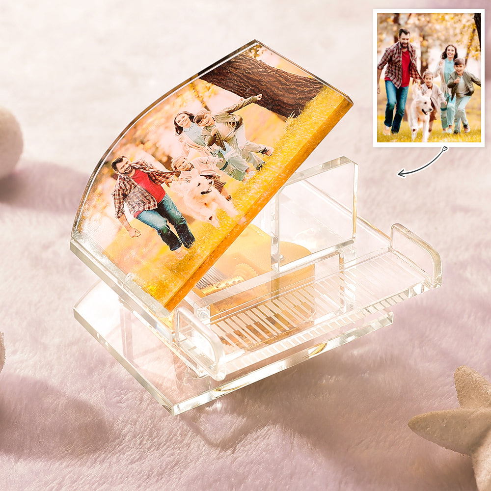 Custom Photo Crystal Decoration Ornate Appearance Gift for Loved Ones
