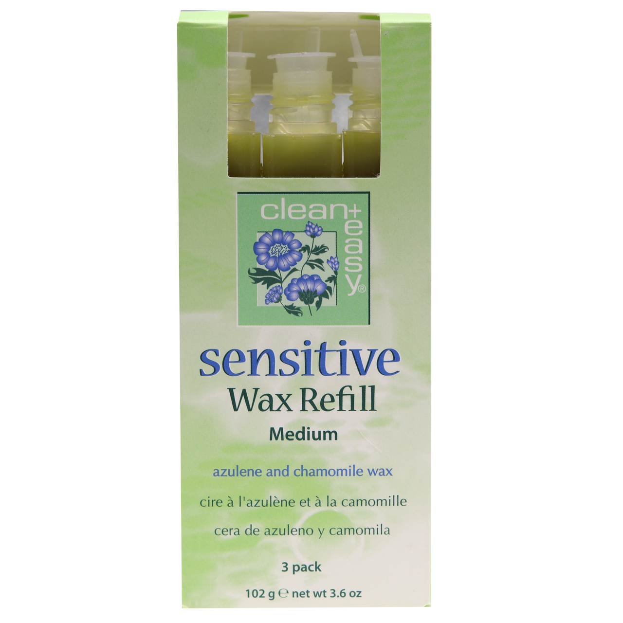 Clean + Easy Wax Refill Sensitive Medium(Bikini) 3pk
