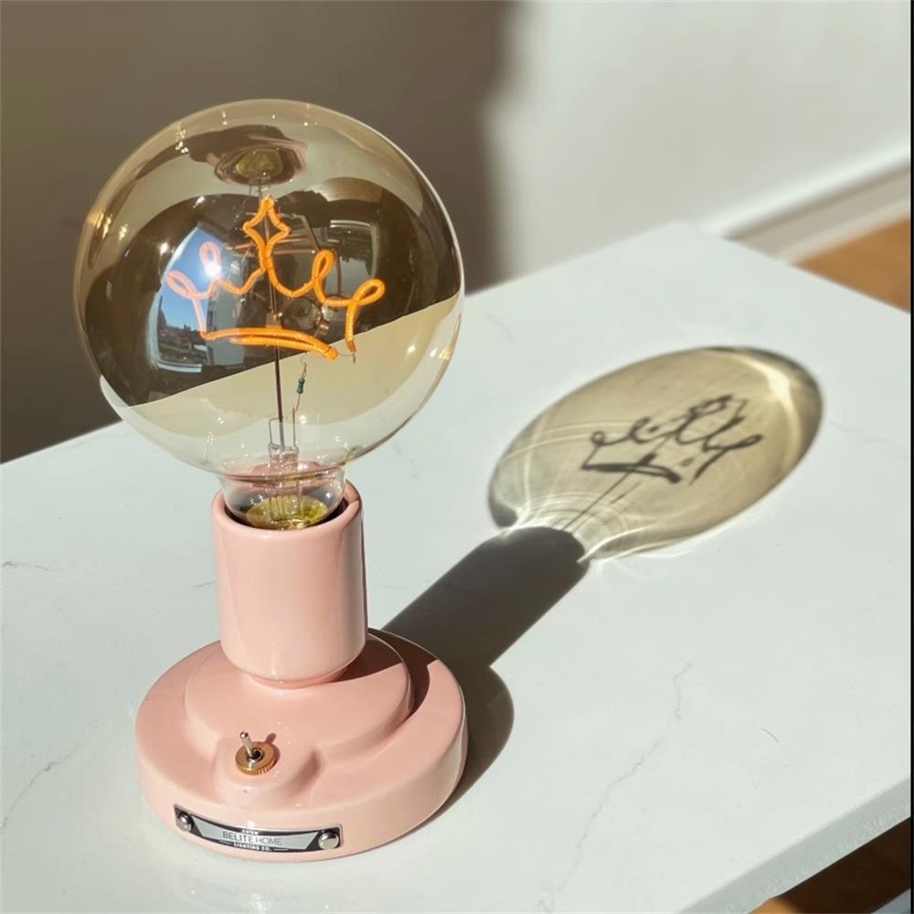 Filament Modeling Bulbs Soft Light Led Bulbs Decorative Rechargeable Bedroom Atmosphere Table Lamp