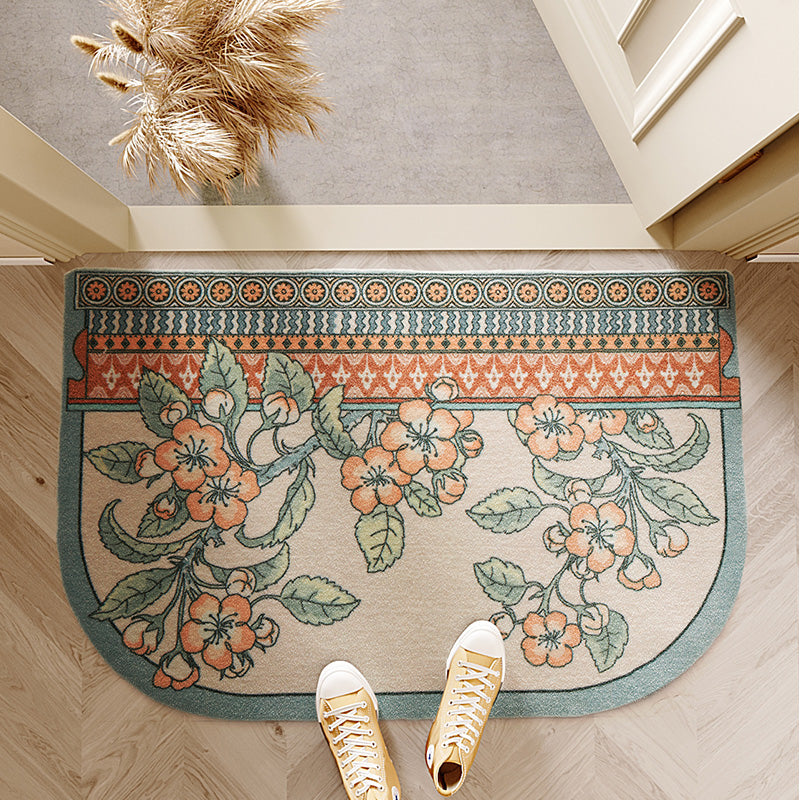 floral floormat