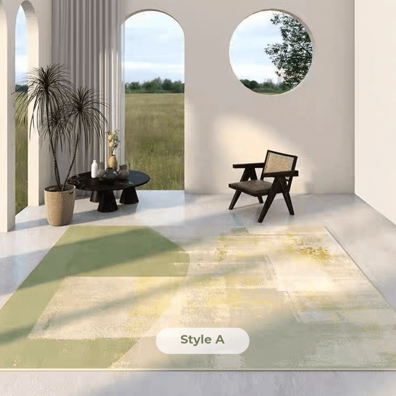 Rectangle Geometric Multipurpose Area Rug