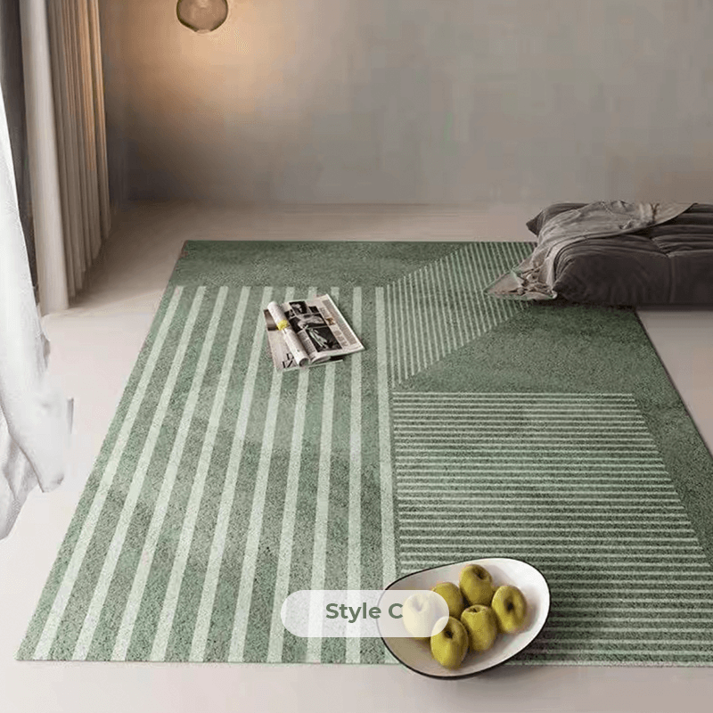 Rectangle Geometric Multipurpose Area Rug