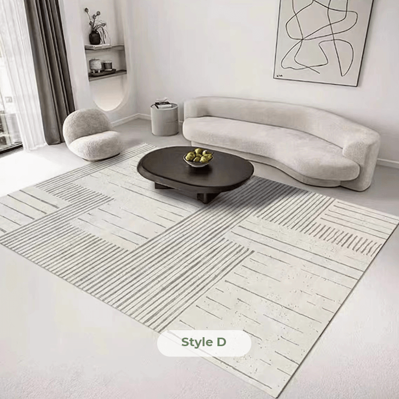 Rectangle Geometric Multipurpose Area Rug