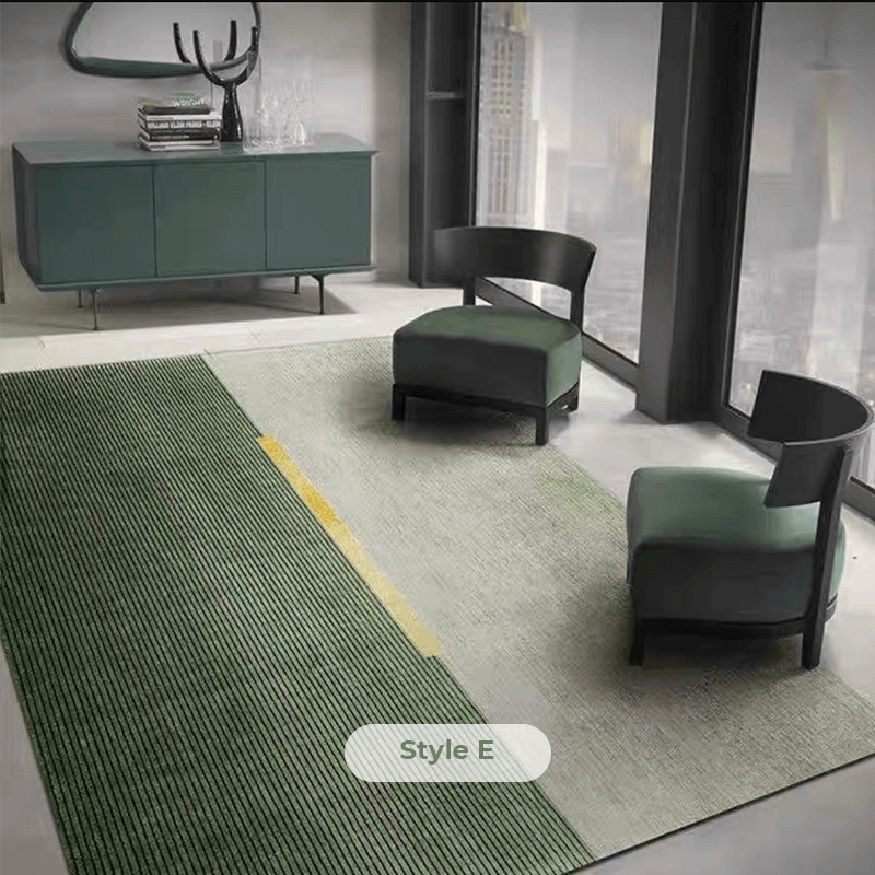 Rectangle Geometric Multipurpose Area Rug