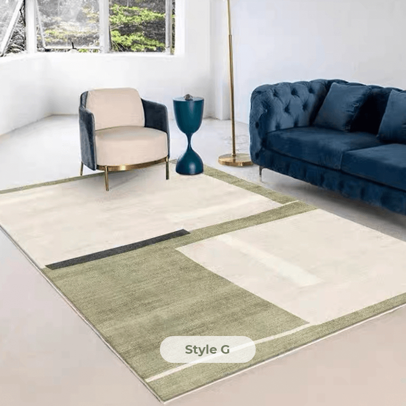 Rectangle Geometric Multipurpose Area Rug
