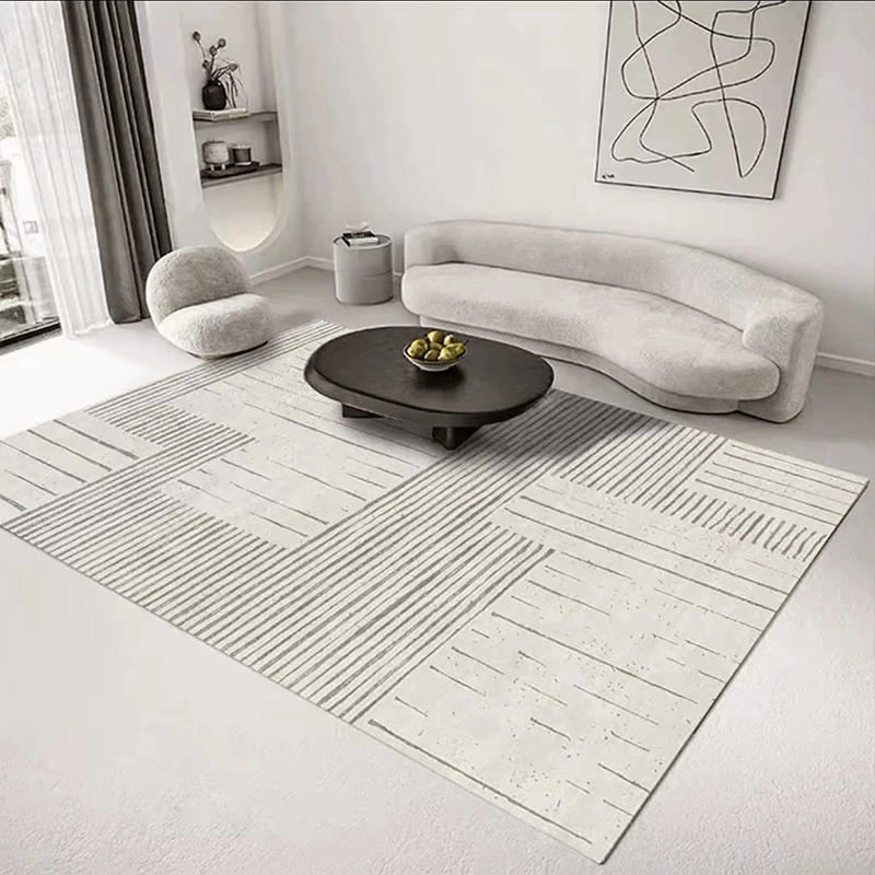 Rectangle Geometric Multipurpose Area Rug