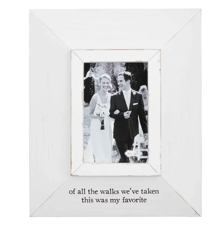Favorite Walk Wooden Picture Frame 4x6
