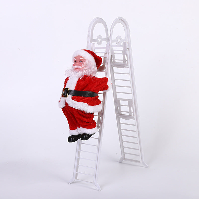 Electric Ladder Santa Claus Pendant Christmas Decorations