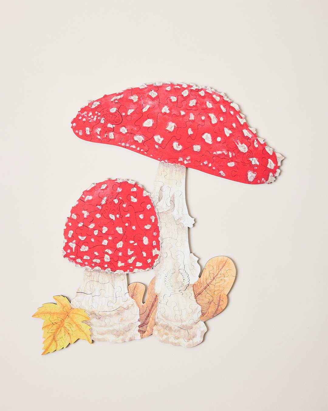 Farmhouse Pottery forager puzzles fly agaric.