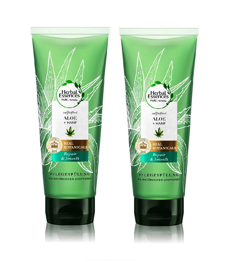 2xPack Herbal Essences Aloe + Hemp Hair Mask - 360 ml
