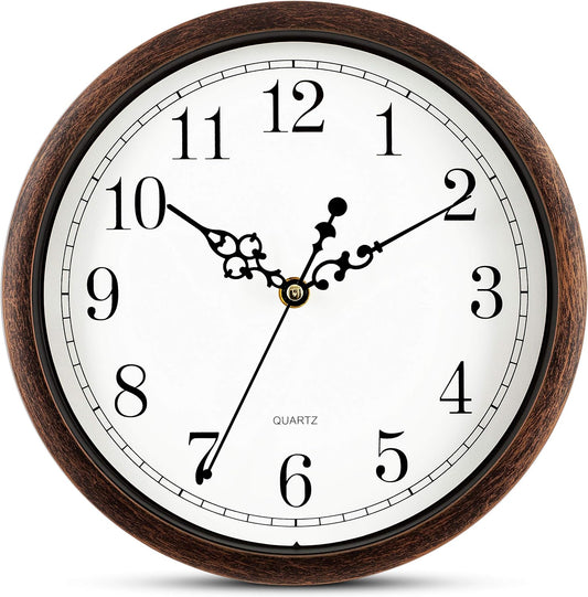 10 Inch Silent Non Ticking Movement Quality Quartz Battery Operated