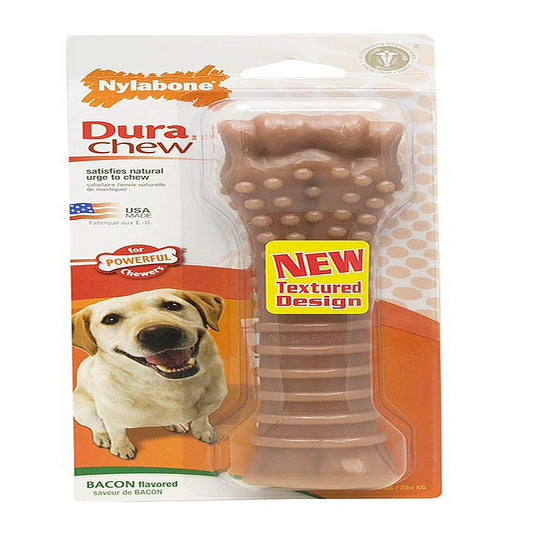 Nylabone Power Chew Durable Dog Toy Bacon 1ea/XL - 50+ lb