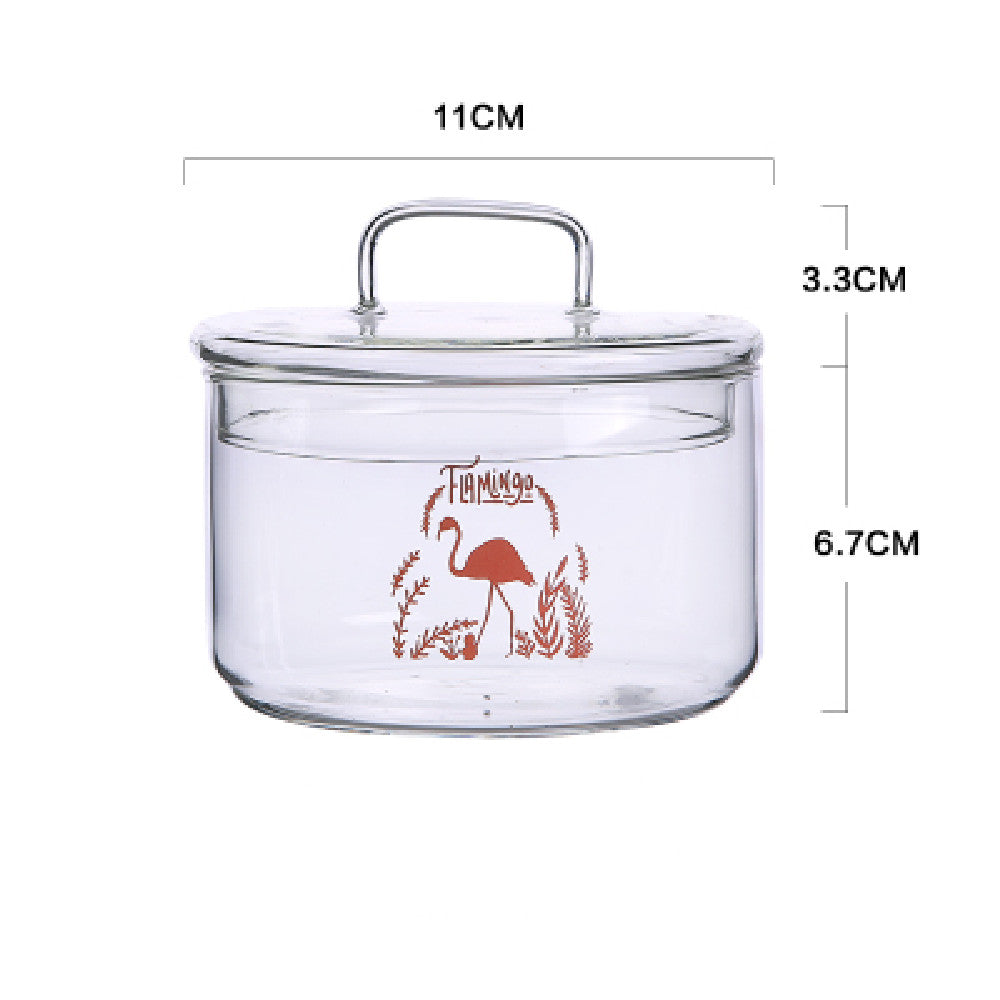 Transparent Stackable Glass Salad Bowl