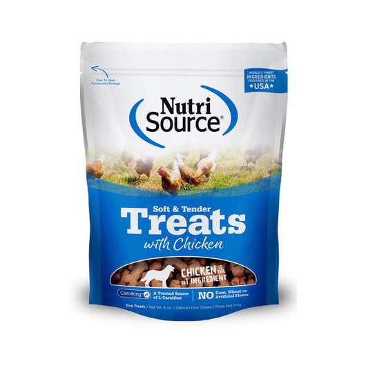Nutrisource Dog Soft Tender Treat Chicken 14oz,