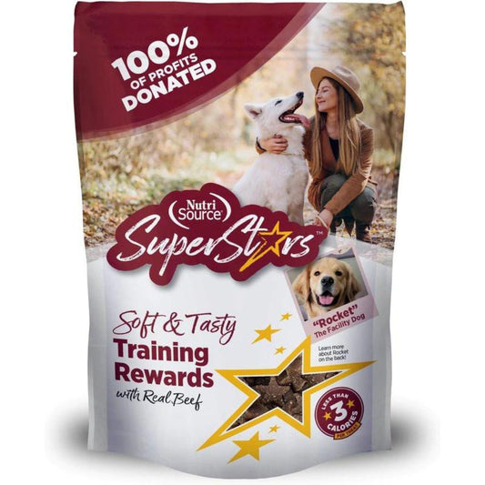 Nutrisource Dog Superstar Treat Beef 16oz,