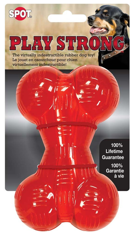 Spot Play Strong Bone Dog Toy 1ea/4,5 in, SM