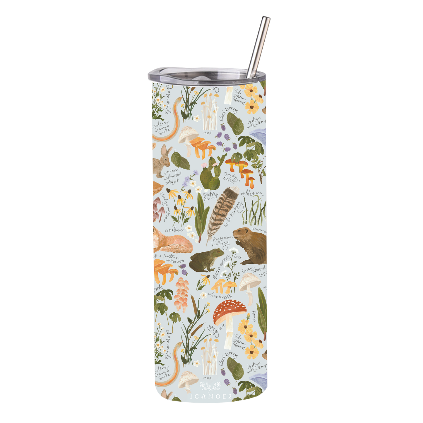 1canoe2 | One Canoe Two Paper Co. - Flora & Fauna Tumbler