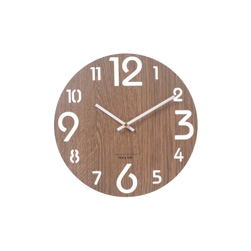 Stylish Nordic Minimalist Wooden Wall Clock Saor Style