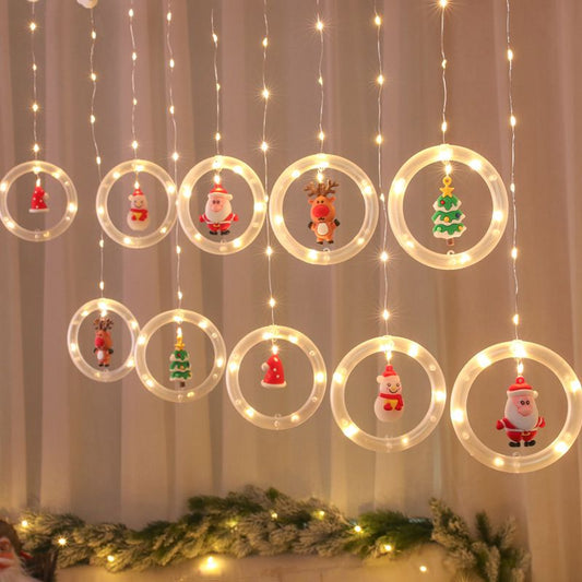 Plastic Christmas Decorative Pendant String Light