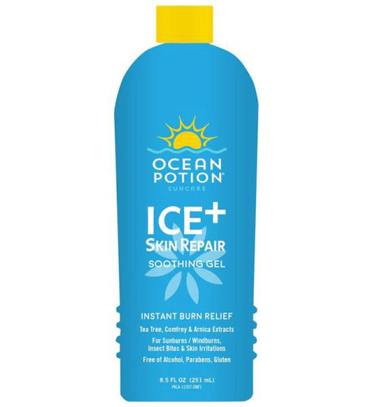 Ocean Potion 11207-200-DM12 Ice-Plus Skin Repair Soothing Gel, Blue, 8.5 Oz