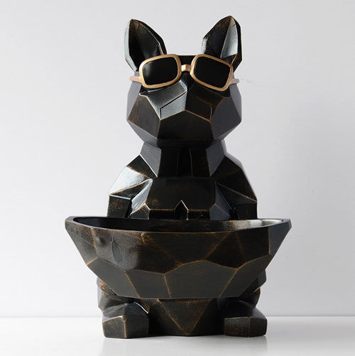 Geometric Glasses Dog Storage Box